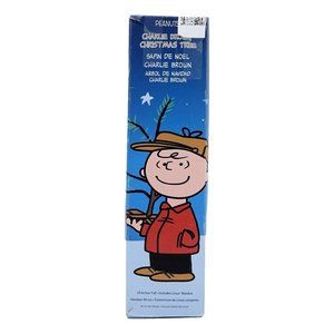 Peanuts Charlie Brown Christmas Tree with Linus Blanket 18 in Open box